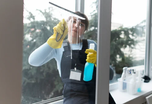 Nettoyage de vitres intérieures et extérieures à Larchamp